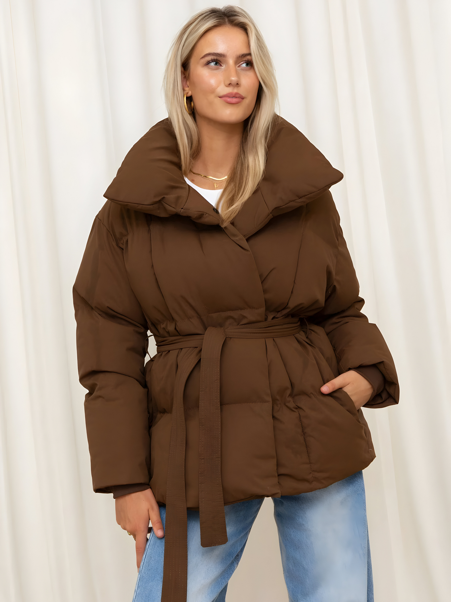 Lunachic | Elegante Gewatteerde Jas