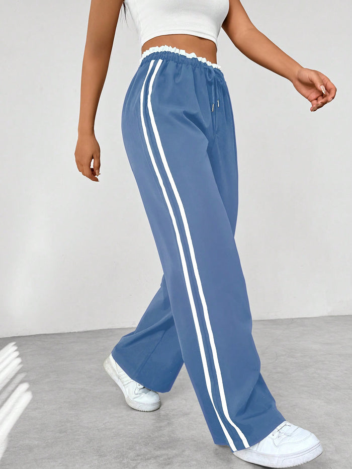 Kaeli | Sportieve Joggingbroek met Strepen