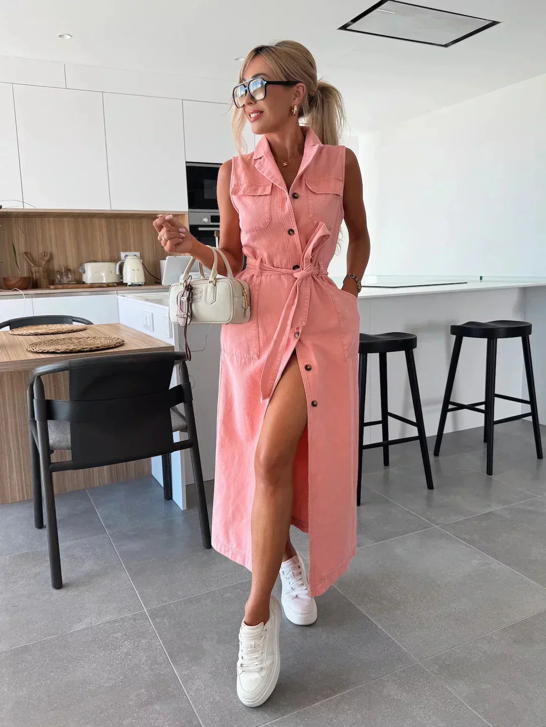 Joni | Maxi Denim Jurk