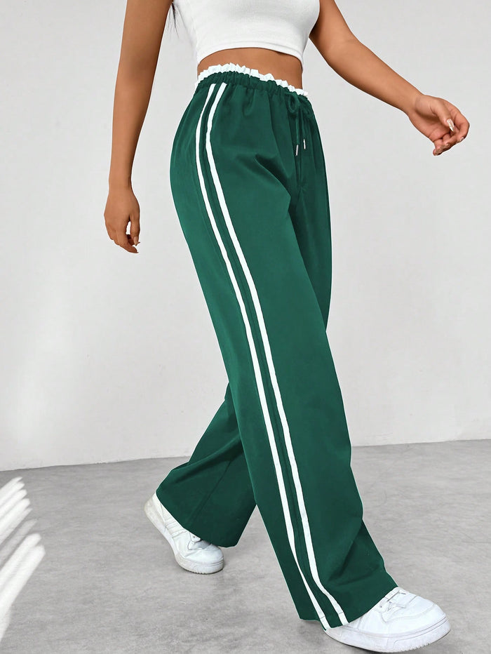 Kaeli | Sportieve Joggingbroek met Strepen