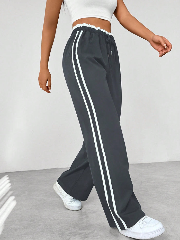 Kaeli | Sportieve Joggingbroek met Strepen